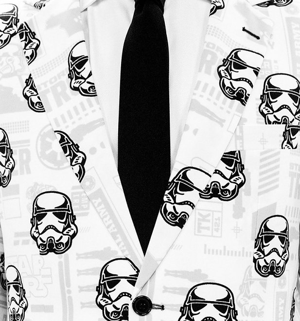 Men's Star Wars Stormtroopers Suit With Tie from OppoSuits