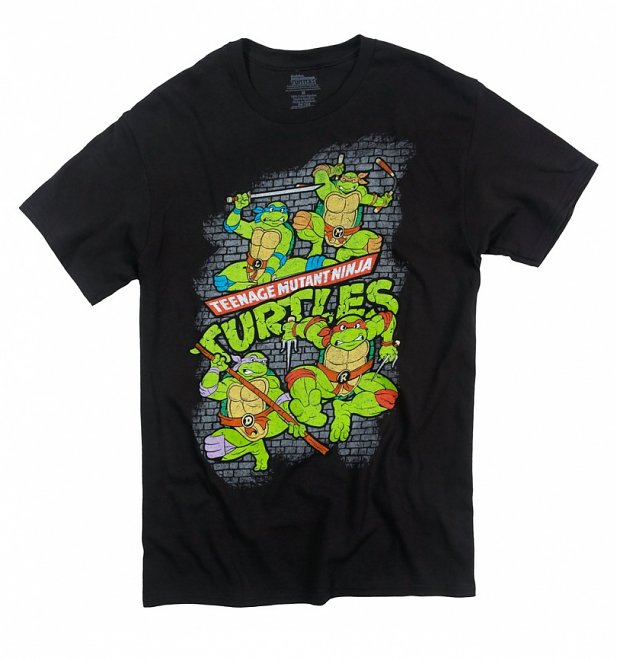 Men's Teenage Mutant Ninja Turtles Fearsome Fighting Team T-Shirt Men's Teenage Mutant Ninja Turtles Fearsome Fighting Team T-Shirt