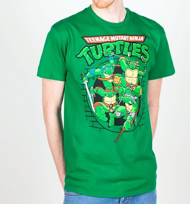 Men's Teenage Mutant Ninja Turtles Ready For Action T-Shirt Men's Teenage Mutant Ninja Turtles Ready For Action T-Shirt
