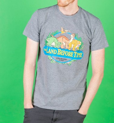 Men's The Land Before Time Graphite Heather T-Shirt Men's The Land Before Time Graphite Heather T-Shirt