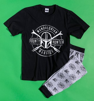 Men's The Mandalorian Bounty Hunter Pyjamas Men's The Mandalorian Bounty Hunter Pyjamas