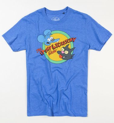 Men's The Simpsons Itchy and Scratchy T-Shirt Men's The Simpsons Itchy and Scratchy T-Shirt