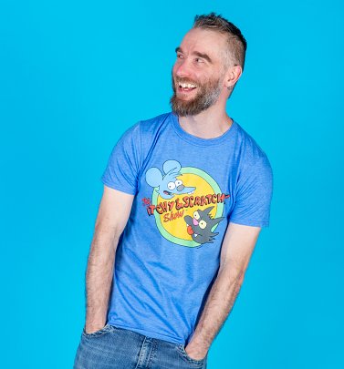 Men's The Simpsons Itchy and Scratchy T-Shirt Men's The Simpsons Itchy and Scratchy T-Shirt