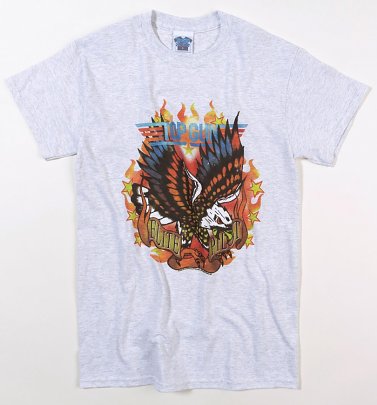 Men's Top Gun Elite Pilot Eagle Ash Grey T-Shirt Men's Top Gun Elite Pilot Eagle Ash Grey T-Shirt