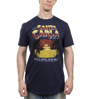 Men's Welcome to Santa Carla Navy T-Shirt Men's Welcome to Santa Carla Navy T-Shirt