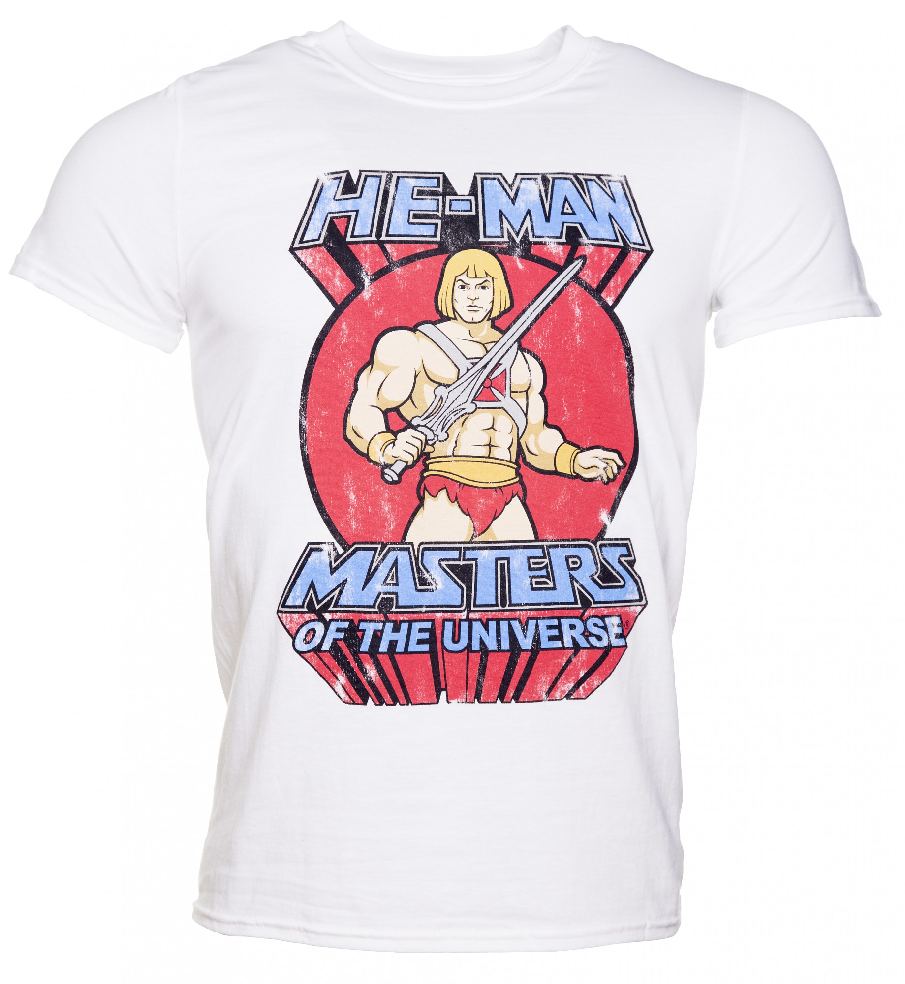 Men's White Classic He-Man T-Shirt