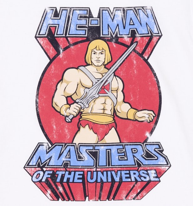 Men's White Classic HeMan TShirt