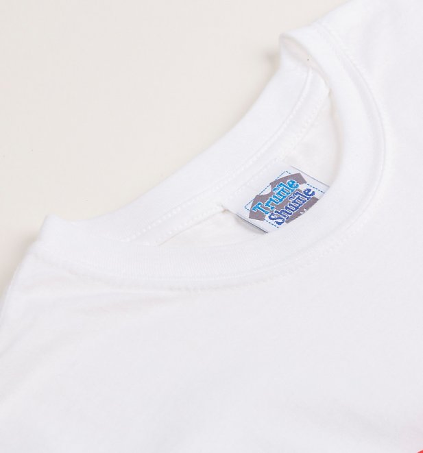Men's White Drink Coca-Cola Logo T-Shirt Men's White Drink Coca-Cola Logo T-Shirt