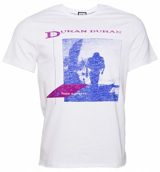 Men's White Duran Duran Save A Prayer T-Shirt from Amplified Men's White Duran Duran Save A Prayer T-Shirt from Amplified