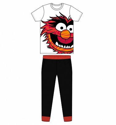 Men's White Muppets Animal Pyjamas Men's White Muppets Animal Pyjamas