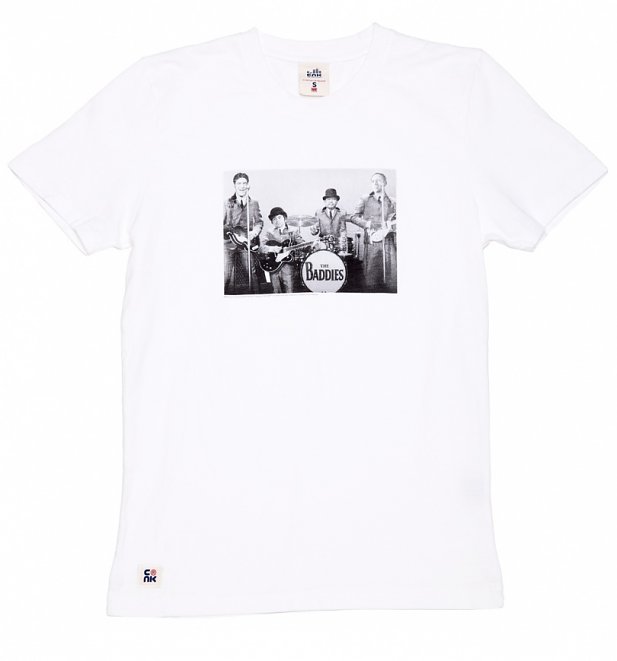 Men's White The Baddies James Bond T-Shirt from Chunk