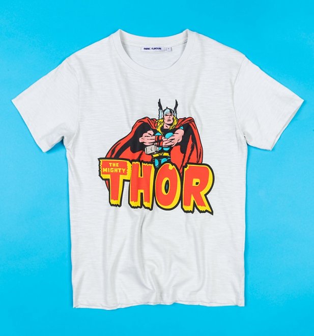 Men's White Thor TShirt from Fabric Flavours