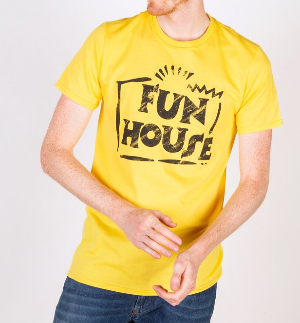 Yellow Team Fun House Logo T-Shirt