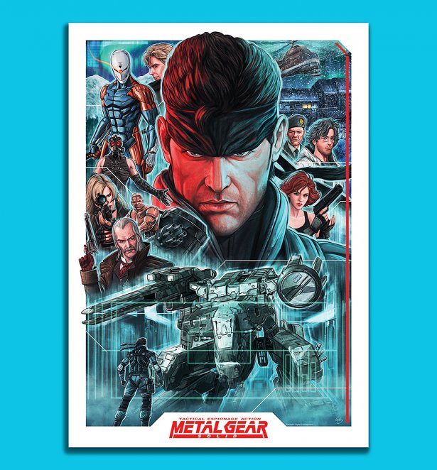 Metal Gear Solid Montage Limited Edition Art Print