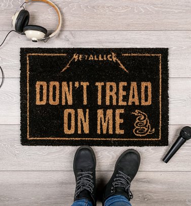 Metallica Don't Tread On Me Door Mat Metallica Don't Tread On Me Door Mat