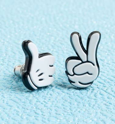Mickey Glove Mismatched Stud Earrings Mickey Glove Mismatched Stud Earrings