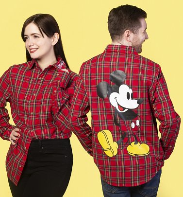 mickey mouse flannel shirt