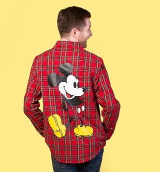 Mickey Mouse 90s Flannel Shirt from Cakeworthy Mickey Mouse 90s Flannel Shirt from Cakeworthy