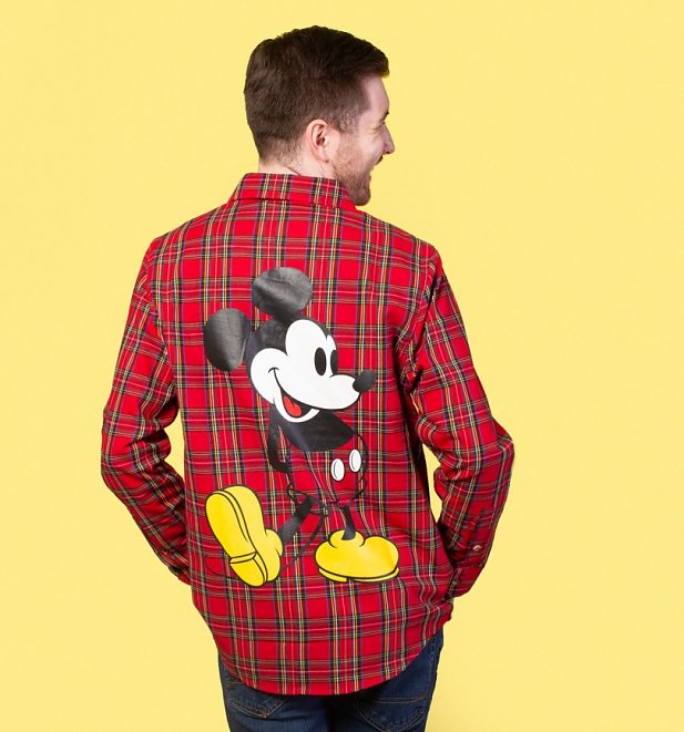 Mickey Mouse 90s Flannel Shirt from Cakeworthy