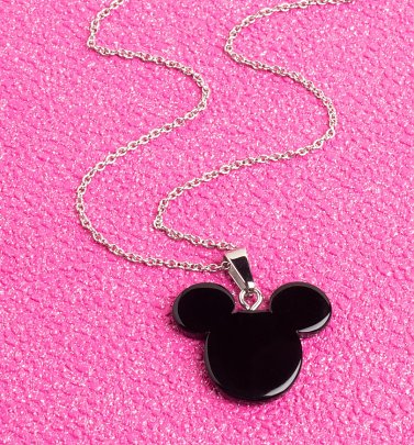 Mickey Mouse Black Necklace Mickey Mouse Black Necklace