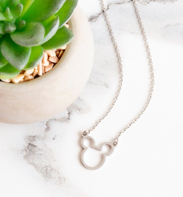 Mickey Mouse Outline Necklace Mickey Mouse Outline Necklace