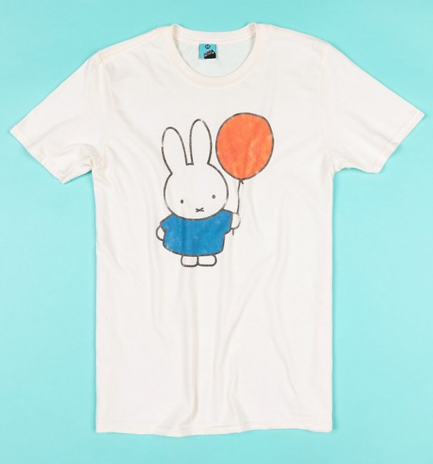 Miffy Balloon Ecru T-Shirt Miffy Balloon Ecru T-Shirt