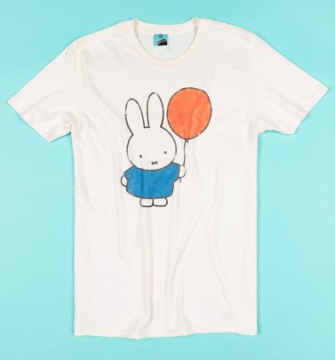 Miffy Balloon Ecru T-Shirt Miffy Balloon Ecru T-Shirt