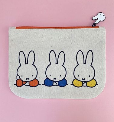 Miffy Elbows Canvas Pouch Miffy Elbows Canvas Pouch