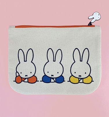 Miffy Elbows Canvas Pouch Miffy Elbows Canvas Pouch