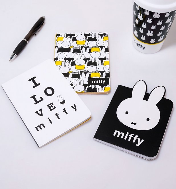 Miffy Set Of Three A6 Notebooks Miffy Set Of Three A6 Notebooks