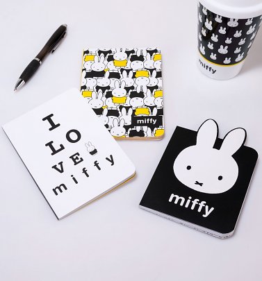 Miffy Set Of Three A6 Notebooks Miffy Set Of Three A6 Notebooks