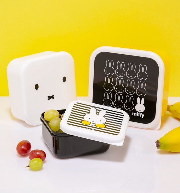 Miffy Set Of Three Snack Boxes Miffy Set Of Three Snack Boxes
