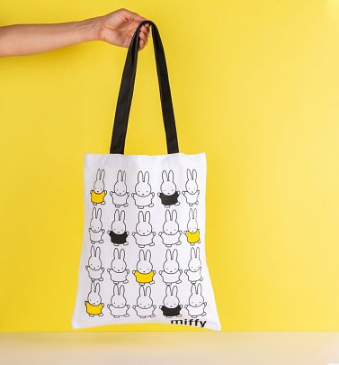 Miffy Two Sided Canvas Tote Bag Miffy Two Sided Canvas Tote Bag
