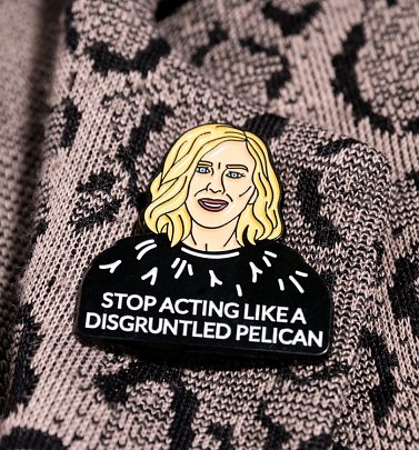 Moira Disgruntled Pelican Enamel Pin Moira Disgruntled Pelican Enamel Pin