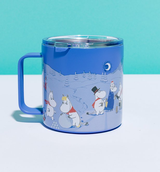 Limited Edition Moomin 80th Anniversary Winter Metal Travel Mug