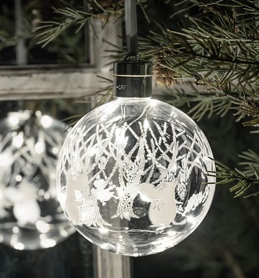 Moomin Christmas Bauble with LED Lights Moomin Christmas Bauble with LED Lights