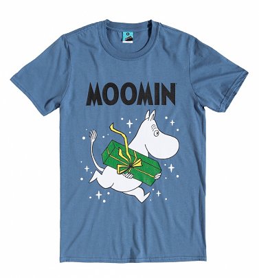 Moomin Gift Indigo T-Shirt Moomin Gift Indigo T-Shirt