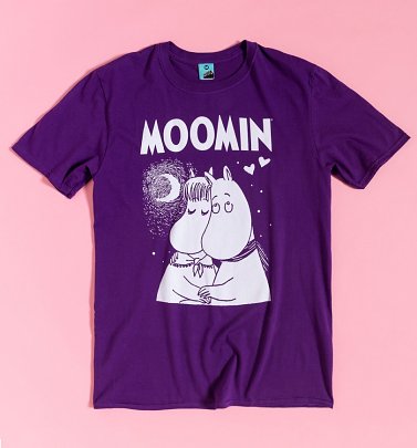 AWAITING APPROVAL PPS SENT 7/12 Moomin Love Purple T-Shirt