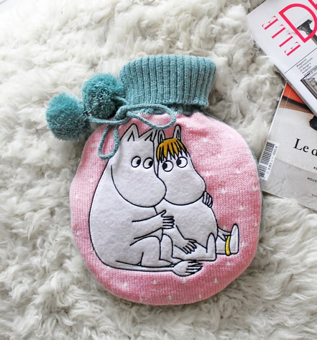 Moomin Love Round Hot Water Bottle from House of Disaster