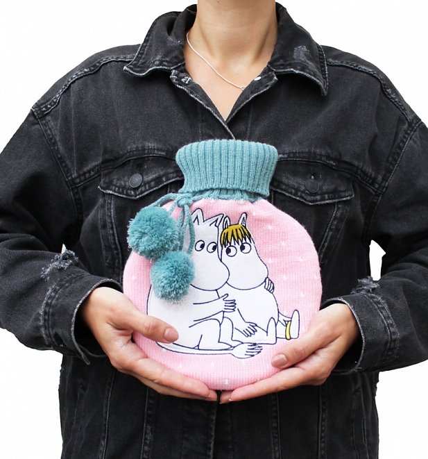 Moomin Love Round Hot Water Bottle from House of Disaster