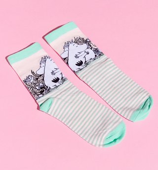 Moomin Love Stripe Socks Moomin Love Stripe Socks