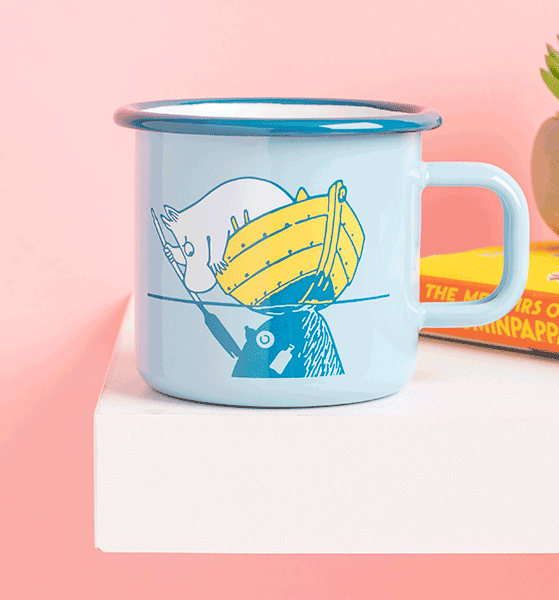 Moomin Our Sea Enamel Mug Moomin Our Sea Enamel Mug