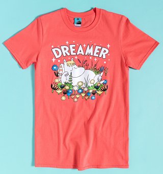 Moomins Snorkmaiden Dreamer Coral T-Shirt