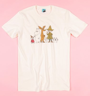 Moomins Line Up Ecru T-Shirt Moomins Line Up Ecru T-Shirt