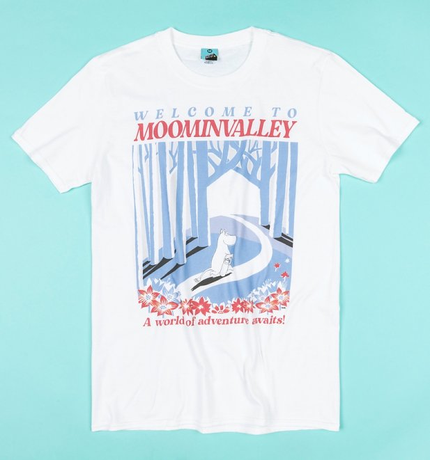 Moomins Welcome To Moominvalley White T-Shirt