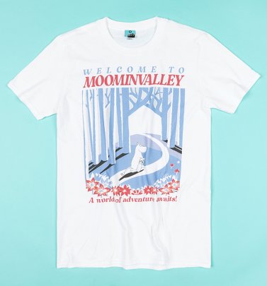 Moomins Welcome To Moominvalley White T-Shirt Moomins Welcome To Moominvalley White T-Shirt