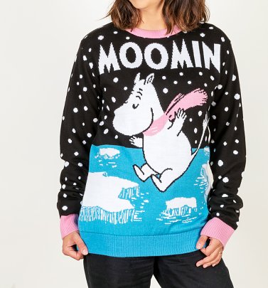 Moomins Winter Knitted Christmas Jumper Moomins Winter Knitted Christmas Jumper