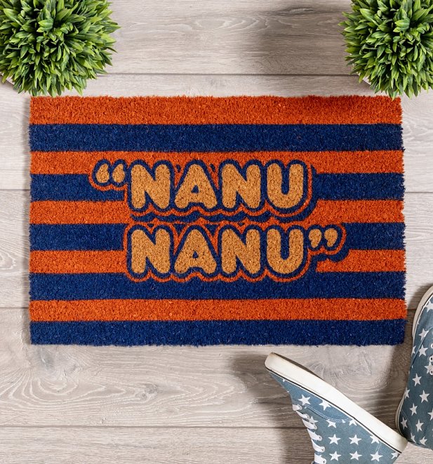 Mork and Mindy Nanu Nanu Door Mat Mork and Mindy Nanu Nanu Door Mat