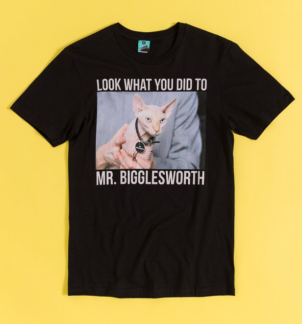 Mr Bigglesworth Black T-Shirt Mr Bigglesworth Black T-Shirt