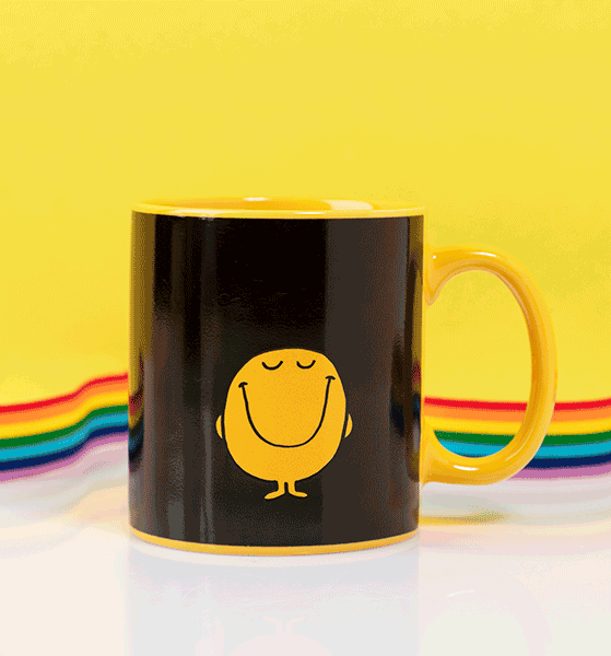 Mr Happy Heat Change Mug Mr Happy Heat Change Mug